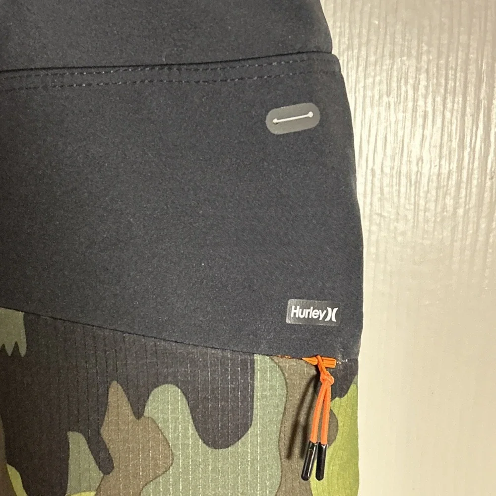 Hurley Men's Board Shorts Swim Trunks Camo 2XL Drawstring